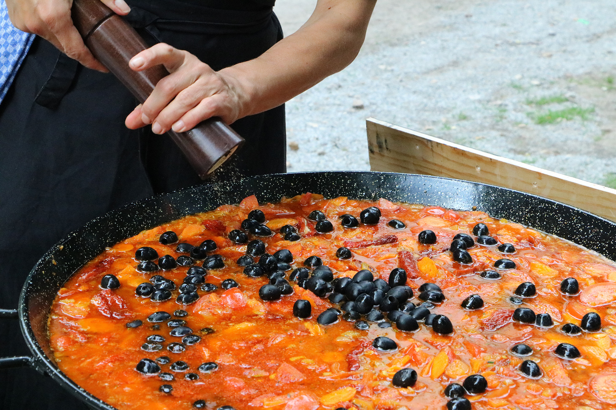 Catering Grazyna Bukowa, Vegetarische Paella, Firmenfeier c/o Spreefeld